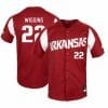 Jaxon Wiggins Jersey Arkansas Razorbacks Baseball NCAA College Cardinal Alumni #22 2 Jaxon Wiggins Jersey Arkansas Razorbacks Baseball NCAA College Cardinal Alumni #22
