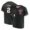 Jace Jung Jersey Texas Tech Red Raiders Baseball Under Armour NCAA College Black Alumni #2 2 Jace Jung Jersey Texas Tech Red Raiders Baseball Under Armour NCAA College Black Alumni #2