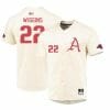 Jaxon Wiggins Jersey Arkansas Razorbacks Baseball NCAA College Cream Alumni #22