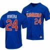 Josh Rivera Jersey Florida Gators Baseball NCAA College Royal Full-Button #24