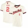 Jace Jung Jersey Texas Tech Red Raiders Baseball Under Armour NCAA College Cream Alumni #2