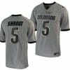 JT Shrout Jersey Colorado Buffaloes College Football Untouchable Game Grey #5