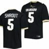 JT Shrout Jersey Colorado Buffaloes College Football Untouchable Replica Black #5