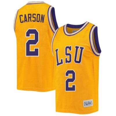 Jasmine Carson Jersey LSU Tigers Basketball 2023 NCAA College Retro Gold #2 12 Jasmine Carson Jersey LSU Tigers Basketball 2023 NCAA College Retro Gold #21