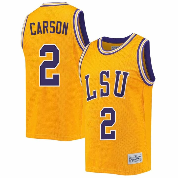 Jasmine Carson Jersey LSU Tigers Basketball 2023 NCAA College Retro Gold #2 1 Jasmine Carson Jersey LSU Tigers Basketball 2023 NCAA College Retro Gold #21