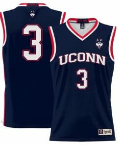 Joey Calcaterra Jersey UConn Huskies College Basketball No Name Navy #3