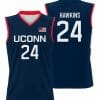 Jordan Hawkins Jersey UConn Huskies College Basketball Navy #24
