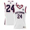 Jordan Hawkins Jersey UConn Huskies College Basketball White #24