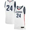 Jordan Hawkins Jersey UConn Huskies College Basketball No Name White #24