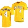 Jordan Thompson Jersey Lsu Tigers Baseball NCAA College Vapor Untouchable Elite Gold #4 3 Jordan Thompson Jersey Lsu Tigers Baseball NCAA College Vapor Untouchable Elite Gold #4