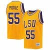 Kateri Poole Jersey LSU Tigers Basketball 2023 NCAA College Retro Gold #551