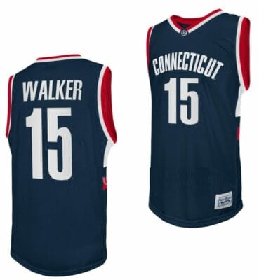 Kemba Walker Jersey UConn Huskies College Basketball Navy Retro #15 8 Kemba Walker Jersey UConn Huskies College Basketball Navy Retro #15