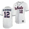 Kemp Alderman Jersey Ole Miss Rebels College Baseball White #12 2 Kemp Alderman Jersey Ole Miss Rebels College Baseball White #12