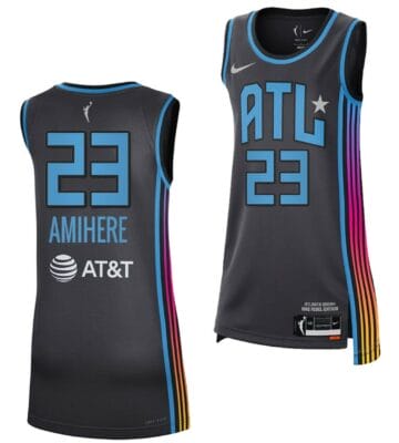 Laeticia Amihere Jersey Rebel Edition Atlanta Dream College Basketball 2023 WNBA Draft Black #23