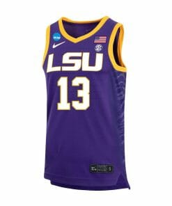 Last Tear Poa Jersey LSU Tigers Basketball 2023 NCAA College Purple 131 1