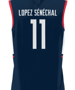 Lou Lopez Senechal Jersey UConn Huskies College Basketball Navy #11