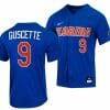 Mac Guscette Jersey Florida Gators College Baseball Full-Button Royal #9 3 Mac Guscette Jersey Florida Gators College Baseball Full-Button Royal #9