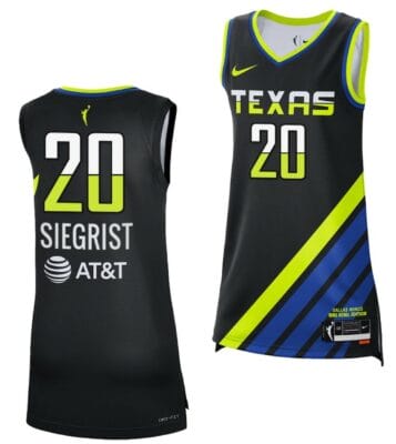 Maddy Siegrist Jersey Rebel Edition Dallas Wings College Basketball 2023 WNBA Draft Black #20