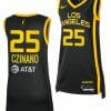 Monika Czinano Jersey Rebel Edition Los Angeles Sparks College Basketball 2023 WNBA Draft Black #25