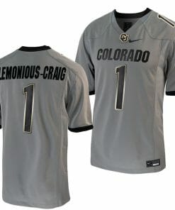 Montana Lemonious-Craig Jersey Colorado Buffaloes College Football Untouchable Game Grey #1