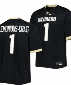 Montana Lemonious-Craig Jersey Colorado Buffaloes College Football Untouchable Replica Black #1