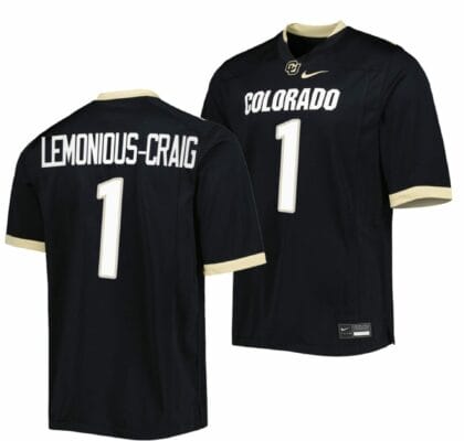 Montana Lemonious-Craig Jersey Colorado Buffaloes College Football Untouchable Replica Black #1