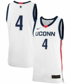 Nahiem Alleyne Jersey UConn Huskies College Basketball No Name White #4