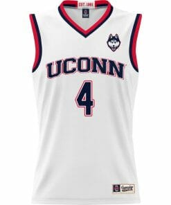 Nahiem Alleyne Jersey UConn Huskies College Basketball White 41 1