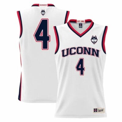 Nahiem Alleyne Jersey UConn Huskies College Basketball White #4