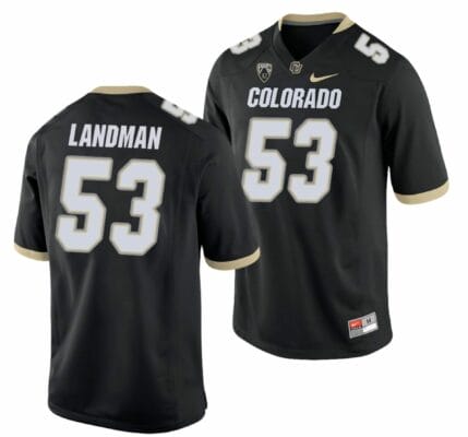 Nate Landman Jersey Colorado Buffaloes College Football Game Black #53