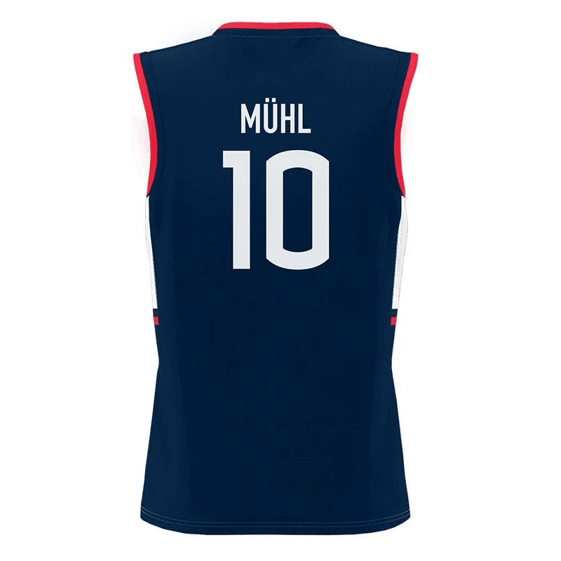 Nika Mühl Jersey UConn Huskies College Basketball Navy #10 2 Nika Mühl Jersey UConn Huskies College Basketball Navy #10 - Image 2