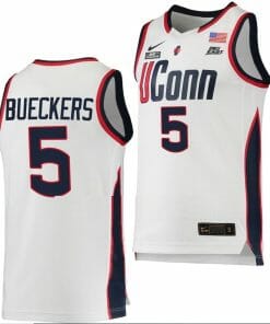 Paige Bueckers Jersey UConn Huskies College Basketball White Replica #5