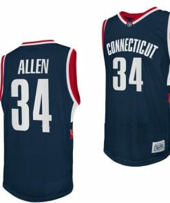 Ray Allen Jersey UConn Huskies College Basketball Navy Retro #34
