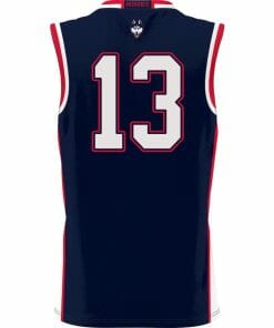 Alternative view of Richie Springs Jersey UConn Huskies College Basketball No Name Navy #13