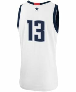 Richie Springs Jersey UConn Huskies College Basketball No Name White 131 5