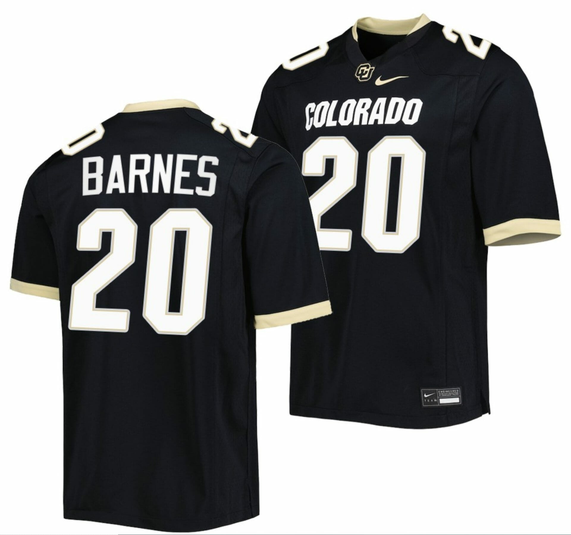 Robert Barnes Jersey Colorado Buffaloes College Football Untouchable Replica Black #20 1 Robert Barnes Jersey Colorado Buffaloes College Football Untouchable Replica Black #20