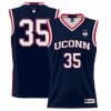 Samson Johnson Jersey UConn Huskies College Basketball No Name Navy #35