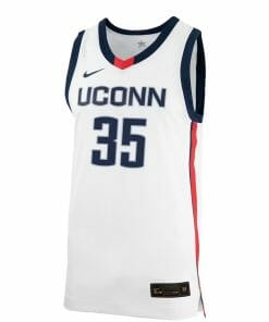 Samson Johnson Jersey UConn Huskies College Basketball No Name White 351 1