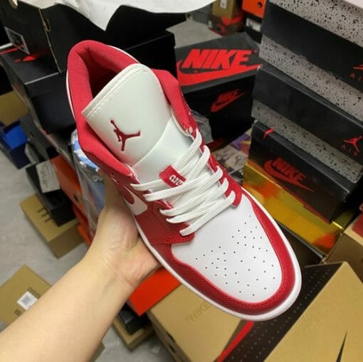 Air Jordan 1 Low Gym Red White - Image 3