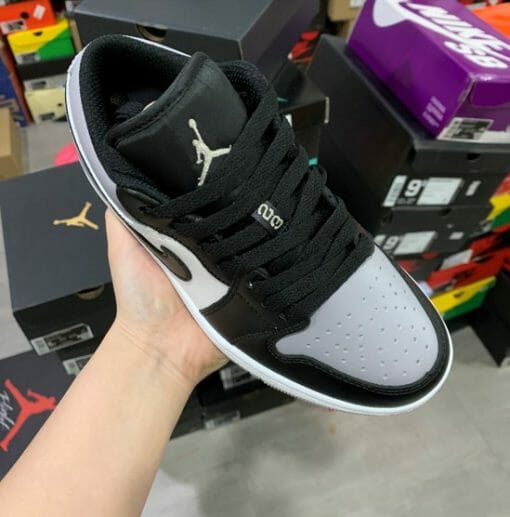 Air Jordan 1 Low Joe 1 Black Particle Grey - Image 3