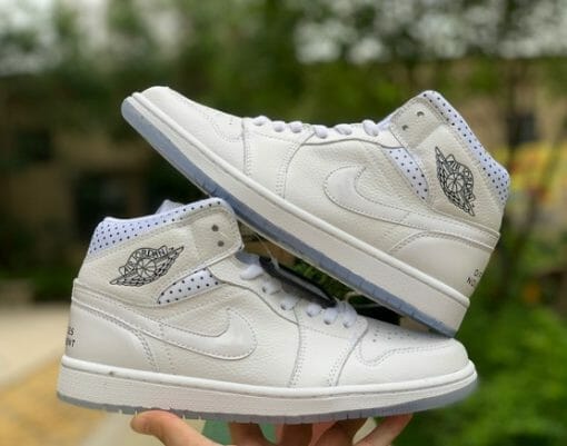 Air Jordan 1 Crystal Bottom Wave Nod Layer Leather - Image 3
