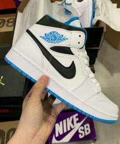 Air Jordan 1 White Blue Black