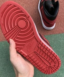 Air Jordan 1 Mid Black And Red
