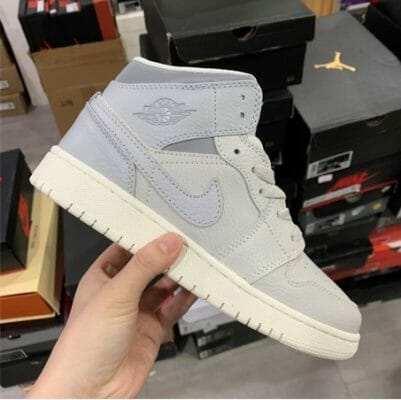 Air Jordan 1 Mid Haze Blue Silver White Grey 12 Air Jordan 1 Mid Haze Blue Silver White Grey