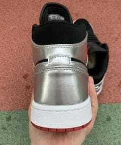 Air Jordan 1 Mid Mirror Silver