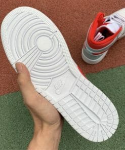 Air Jordan 1 Mid White Red Ice Blue