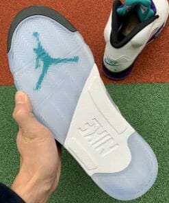 Air Jordan 5 White Purple Grape