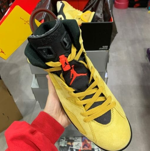 Air Jordan 6 x Travis Scott Light Yellow - Image 3