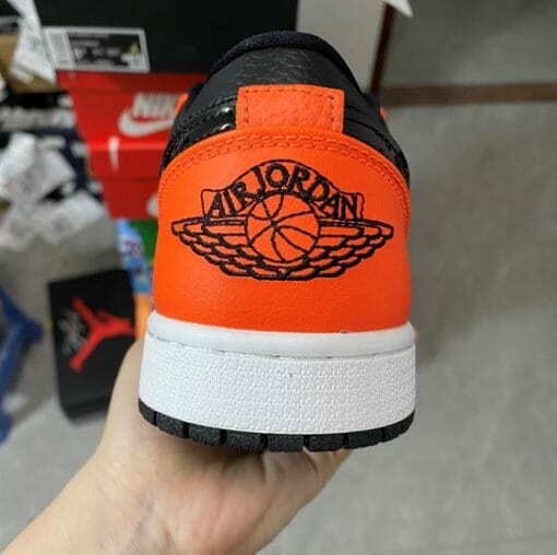 Air Jordan 1 Low Black Orange - Image 3