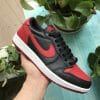 Air Jordan 1 Low Black Red Banned